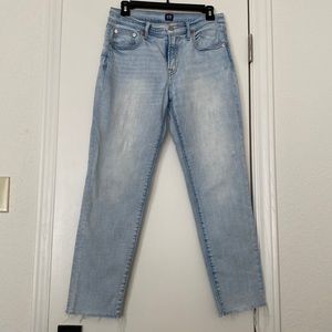 GAP Girlfriend Distresses Jean Size 2